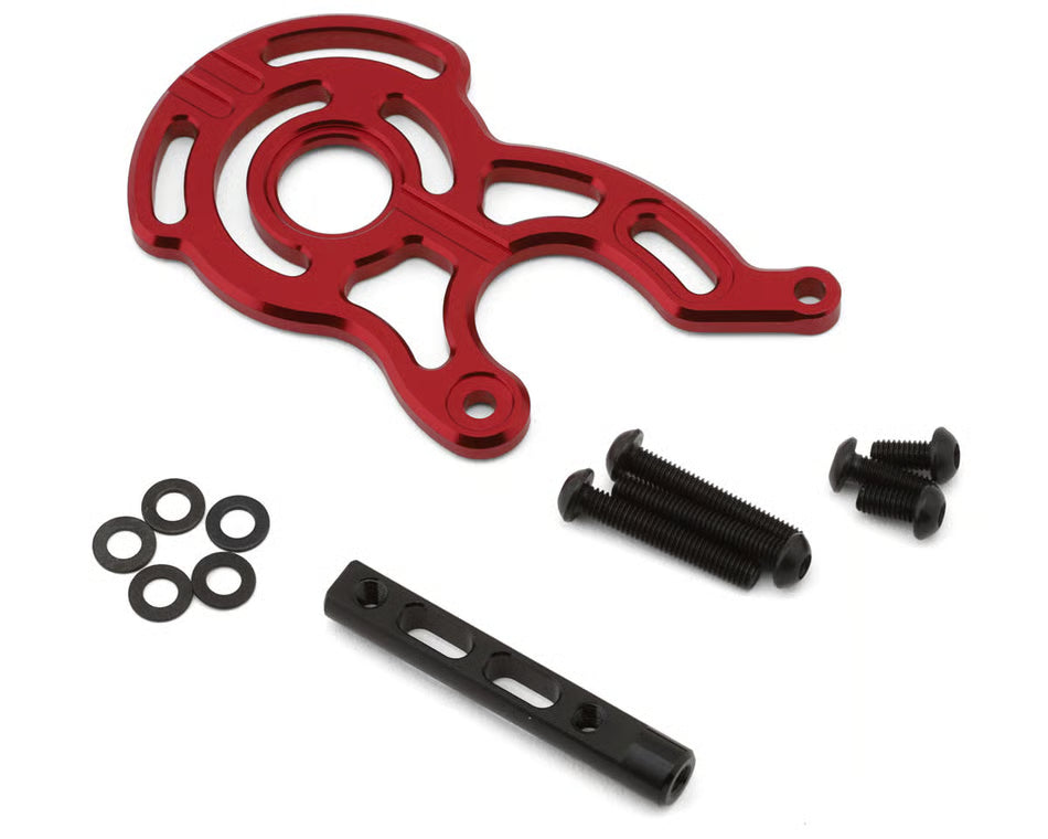 MST RMX 4 Aluminum Motor Mount (Red) w/Cooling Fan Mount