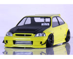 Pandora RC 1/10 Honda Civic EK9 Type-R Drift Body Set (Clear) (257-260mm)