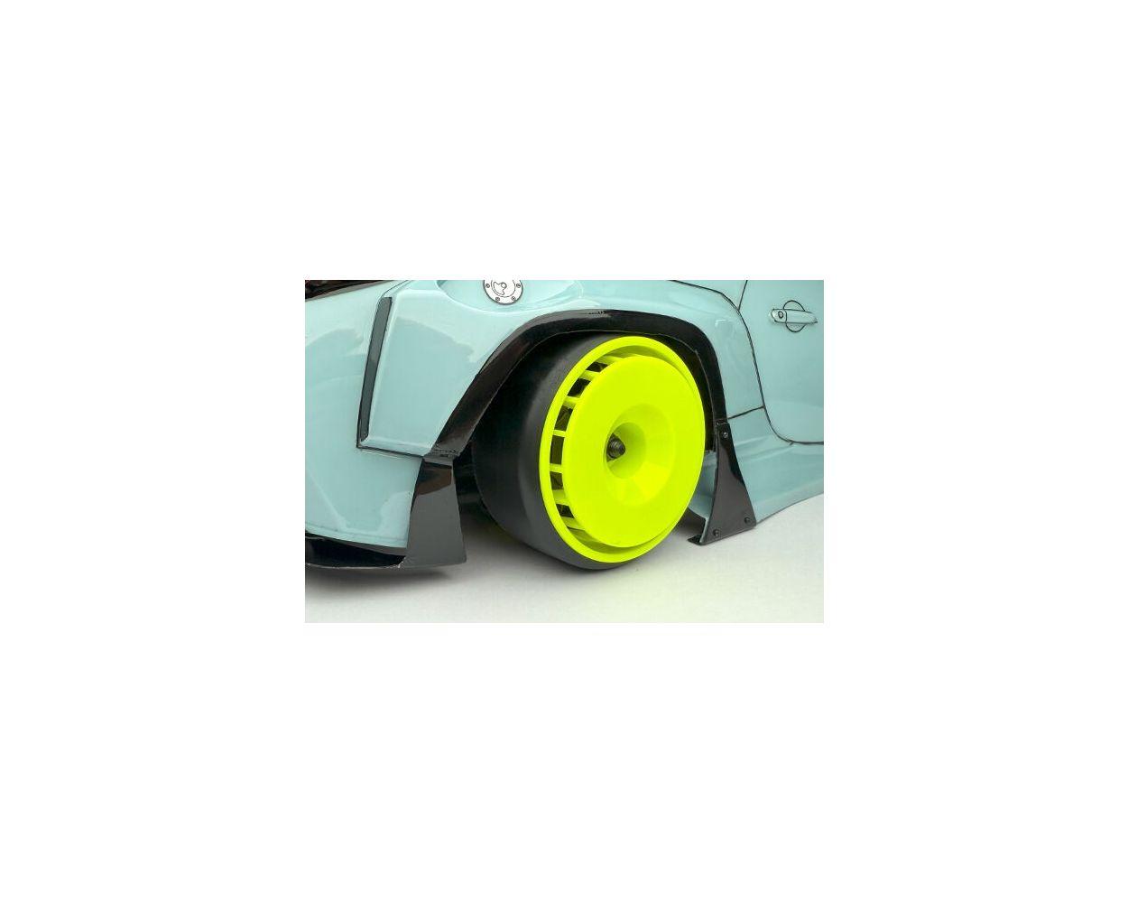 [PREORDER} REVED RW-GA18W4 Drift Competition Wheel GA18 (White, Offset 4mm, 2 pieces)